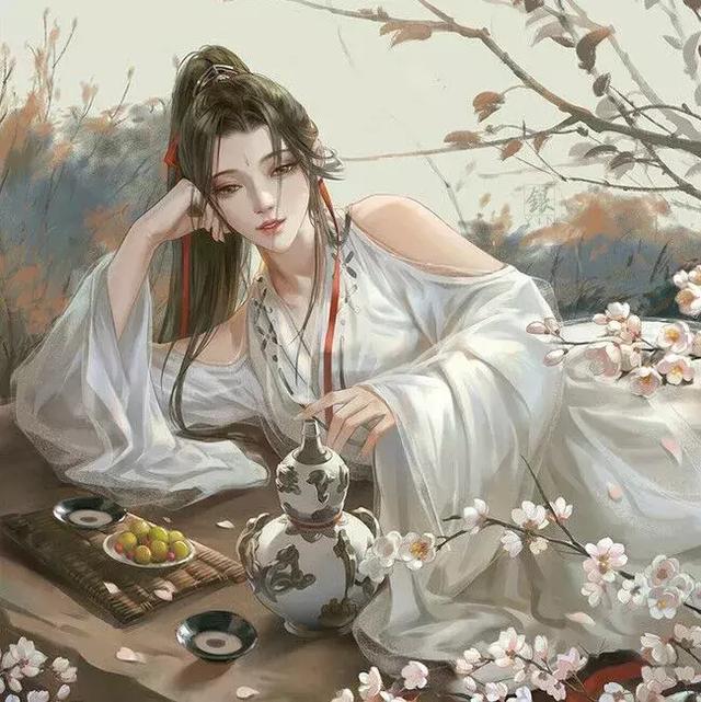 举杯独醉,饮罢飞雪,茫然又一年岁!唯美古风插画欣赏!