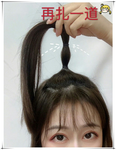 最近"爱心啾啾"火了,扎个头发都是爱你的形状,可爱到