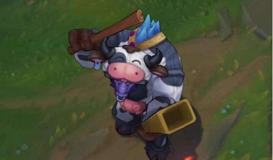 lol:敲钟牛别买了!牛头新皮肤曝光,"金身"特效太欠揍