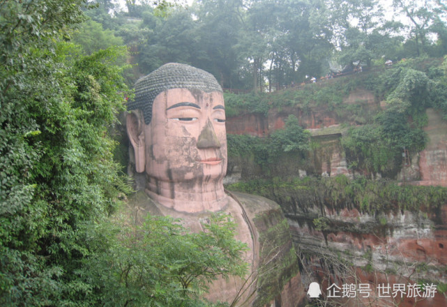 乐山大佛头上,隐藏着上千年的秘密,网友: