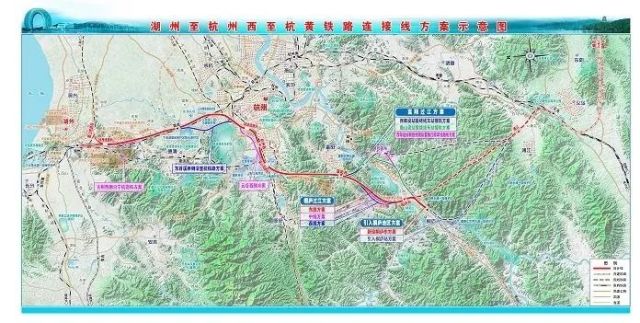 湖州至杭州西至杭黄铁路连接线