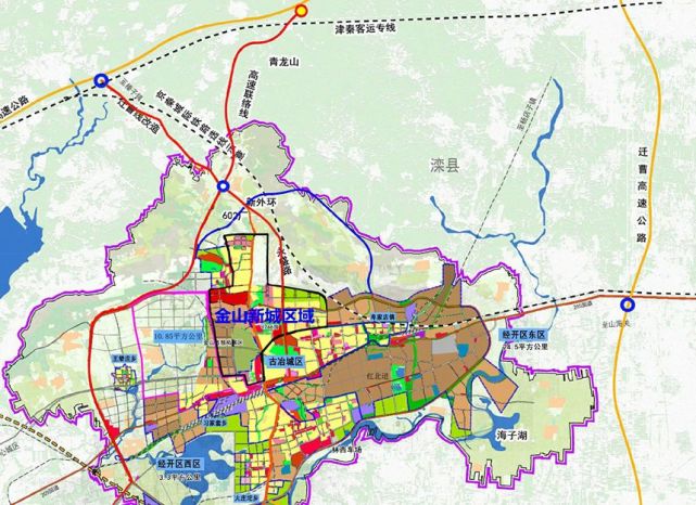 规划公布、私人招商!古冶唐山金山正在北部片新城北京小学图片