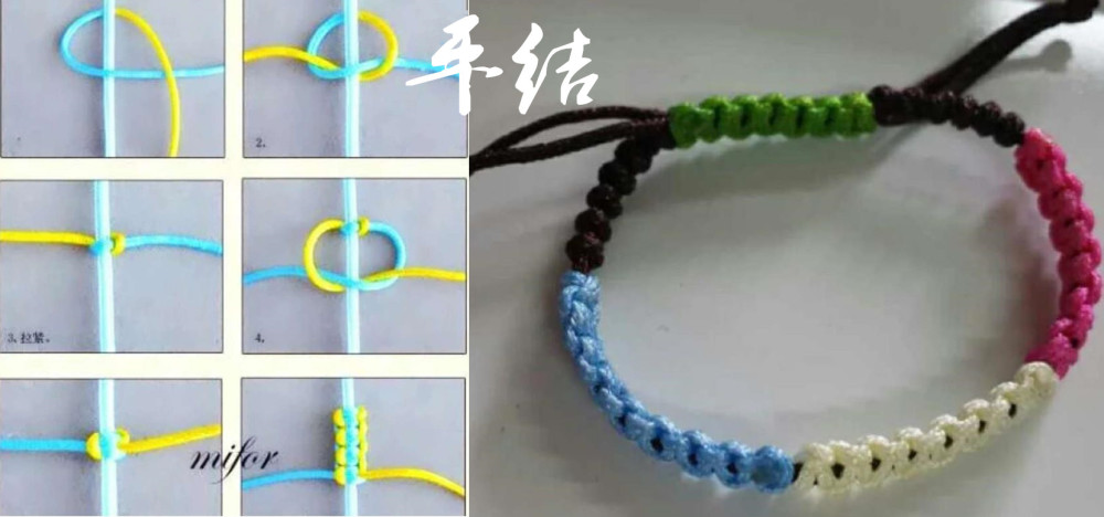 小学生:我编平结手链,初中生:我编菠萝结,大学生:爸爸