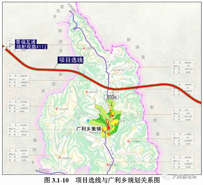 中江至遂宁高速公路详细路线图(中江县-三台县-射洪县