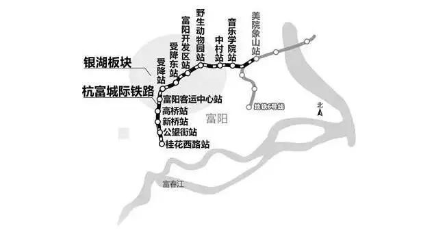 杭富城际起自之江旅游度假区的地铁6号线美院象山站,向西经转塘,富阳