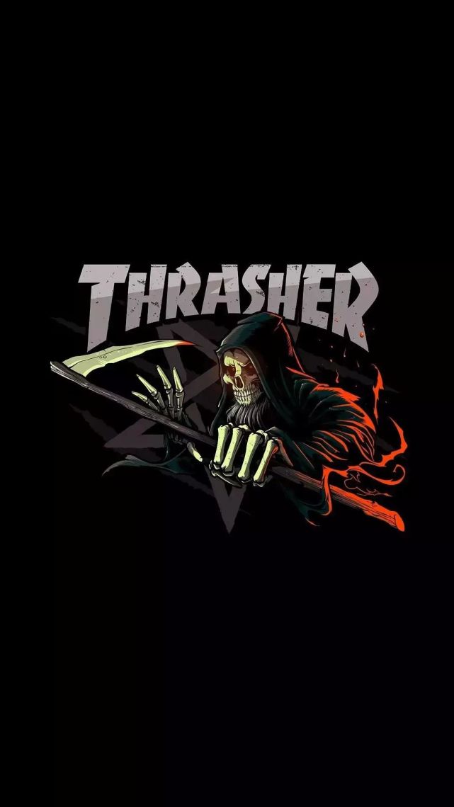 sneaker潮流壁纸 — "thrasher"