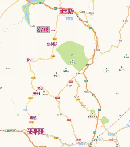 它覆盖了皖南最美的古村落,沿途经过黄山西海,房车营地五溪山,焦村