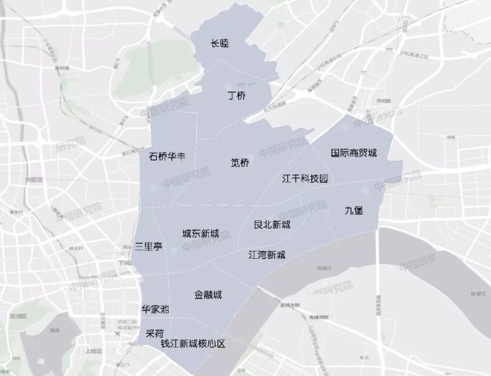 重磅!杭州楼市格局改写,板块精细划分至121个