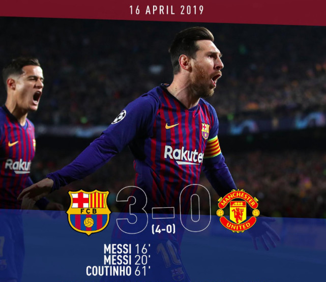 远射3连击巴萨4年后终于再进四强 欧冠10战不