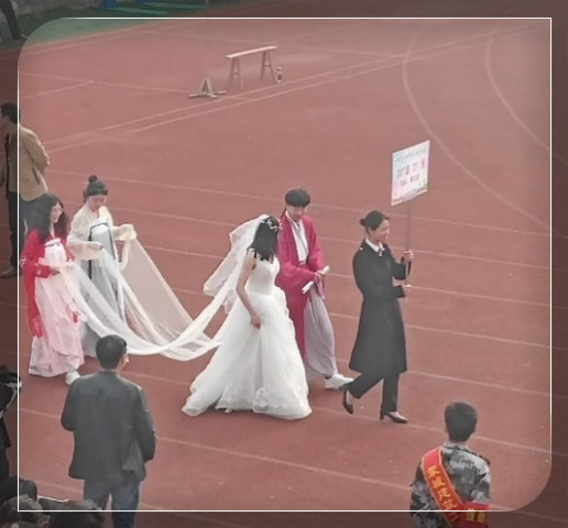 运动会婚纱_运动会卡通图片