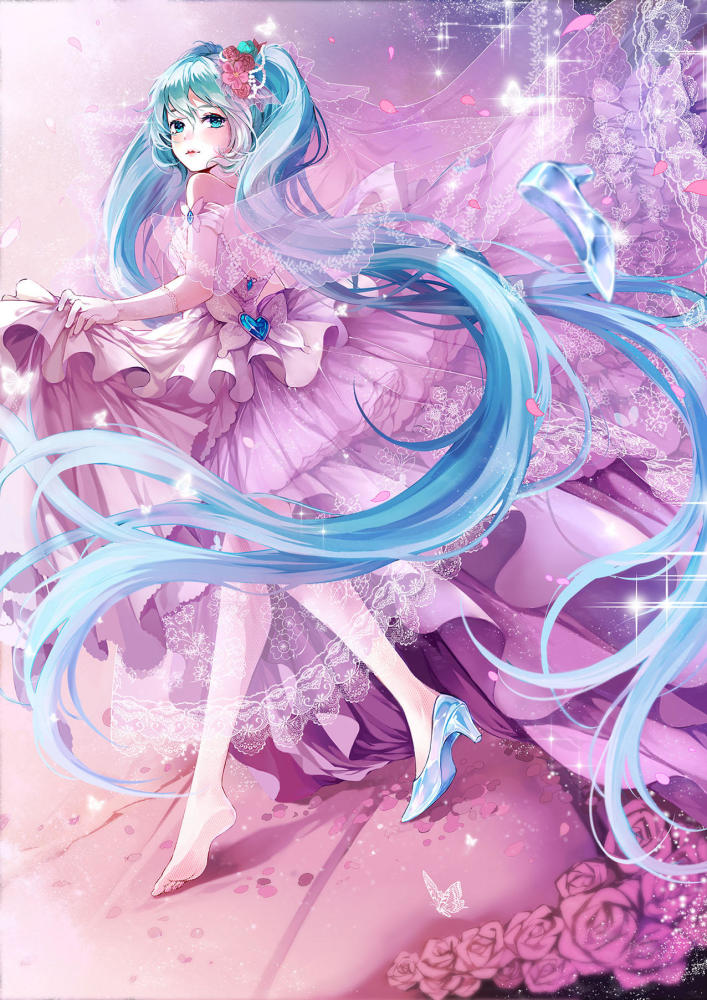 初音未来·高清手机壁纸:拉小提琴的公主殿下见过吗?