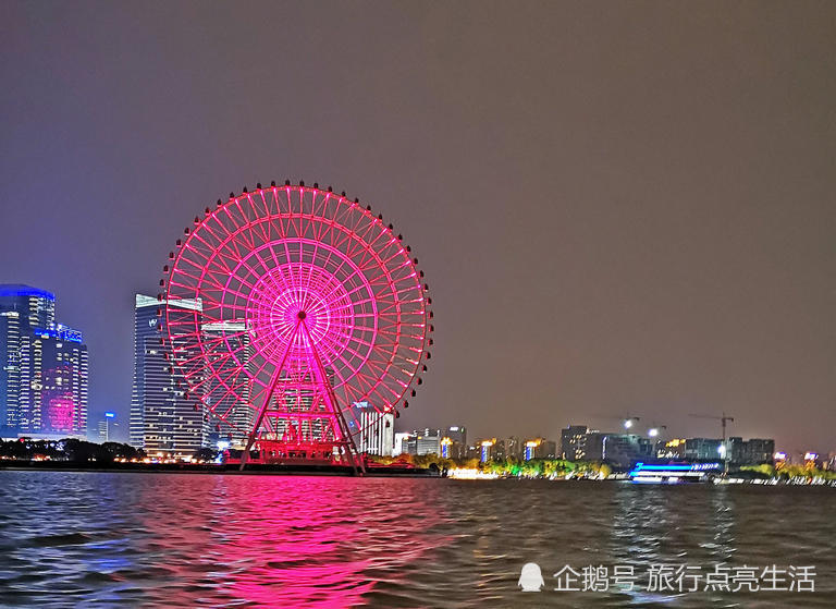 无与伦比的苏式风情,苏州金鸡湖畔的绝美夜景