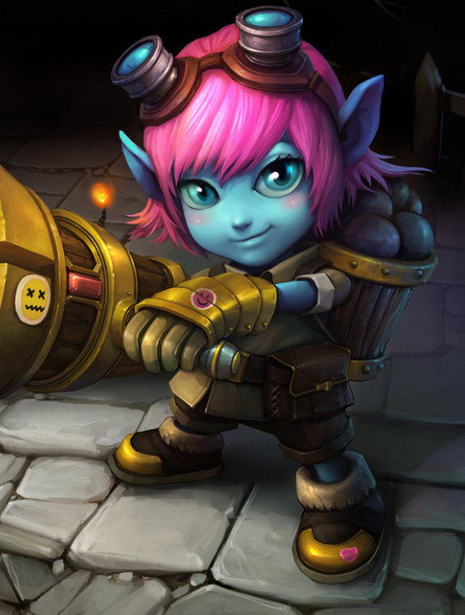 英雄联盟:崔丝塔娜小恶魔皮肤即将开发,粉丝们真的是很期待呀