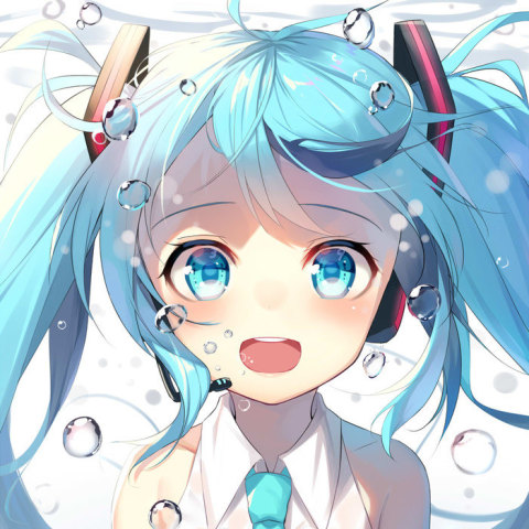 初音未来动漫头像,世界第一的公主殿下!