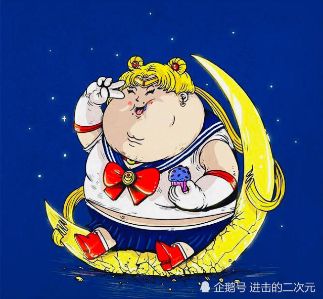 胖,不是丑的理由,当动漫中的美女变胖后,谁能经得起