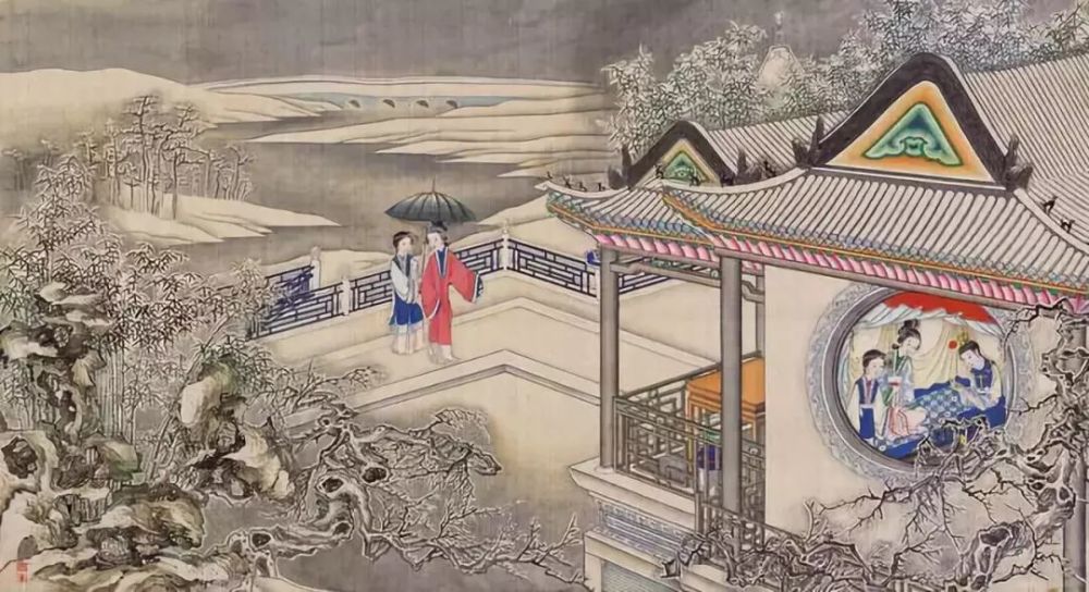 《红楼梦》第十八回,贾元春回家省亲,游览了大观园后,命众姐妹作诗