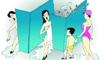女子能带男童进女浴室吗？遭阻止后女子撒泼怒骂浴室负责人