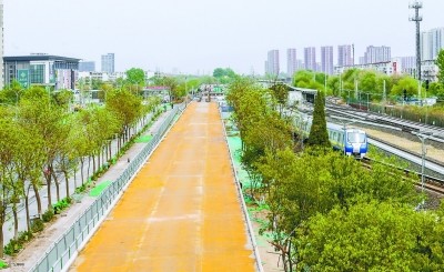 首条自行车专用路5月底完工