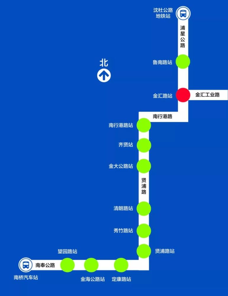 奉浦快线金汇站今起正式启用