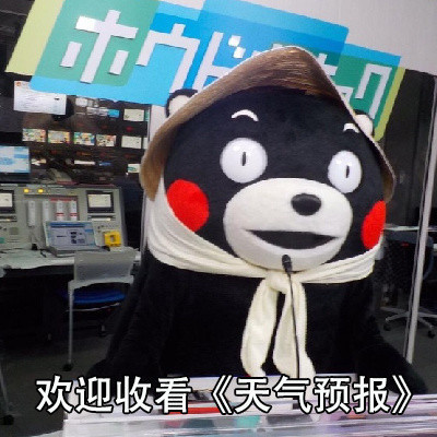 搞笑表情包:插播一条天气预报