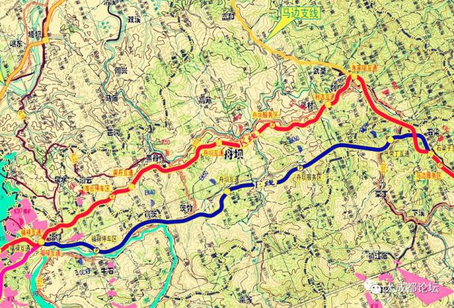乐山至西昌高速公路乐山至马边段工可详细路线图及