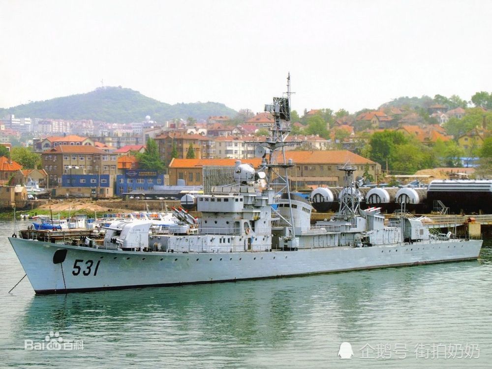 在青岛海军博物馆展出的531舰