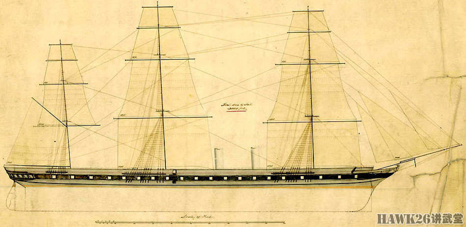 世界第一艘铁甲风帆战舰"勇士"号到底采用哪些先进技术