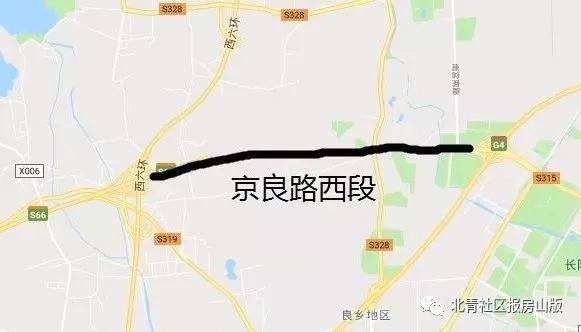 京良路西段规划路线