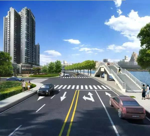 绵阳滨河南路改造工程顺利进行 双向两车道将拓宽为双向四车道