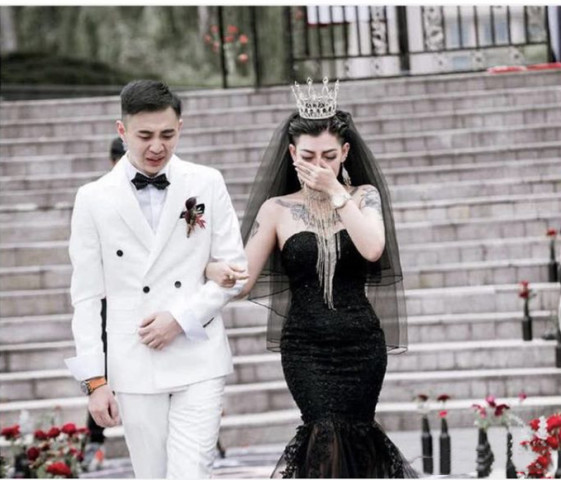 老婆穿婚纱被别人干_鞠婧祎穿婚纱的照片(2)