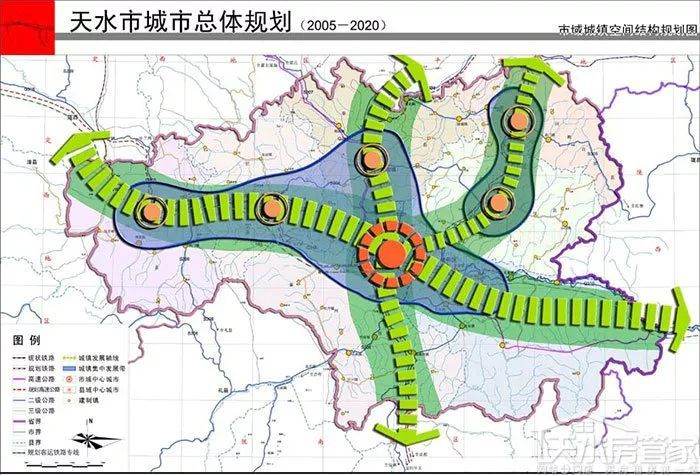 而随着城市"西进东拓"的大趋势,龙城天水逐渐形成了以秦州新城,成纪