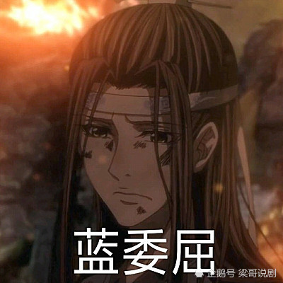 魔道祖师最新表情包,蓝忘机:"让你凶我,以后天天有你受"