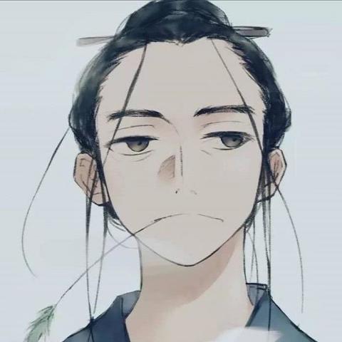 微丧·古风动漫男生头像:你的路途,从此不见我的苍老!