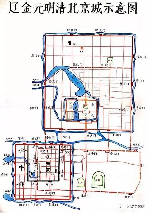 北京城的发展:元朝定型,后被李自成改造过?