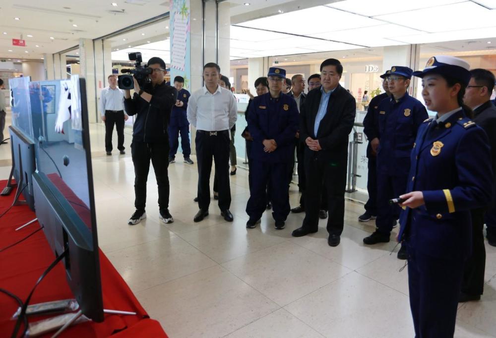 潍坊市刘建国副市长调研指导消防工作