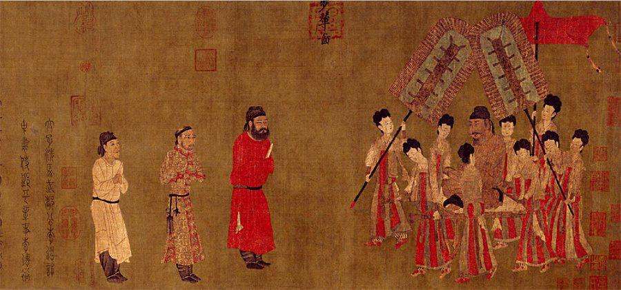 阎立本唐朝的记者,一幅《步辇图》尽显大唐的强大