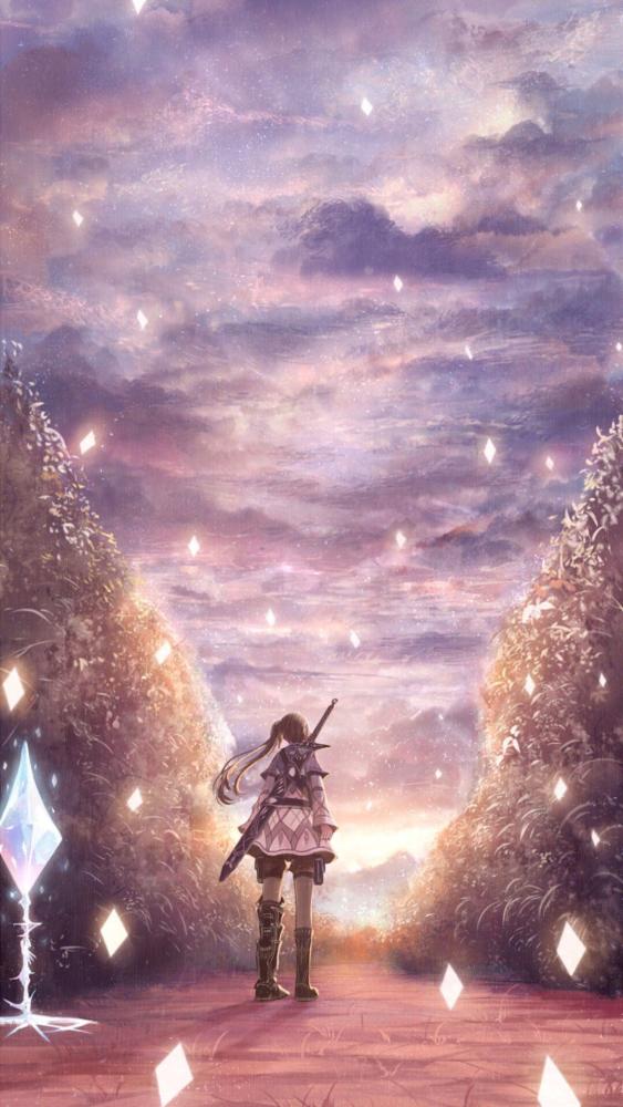 唯美·伤感壁纸:抬起头看见这星河落满了你的思念,思念渐成星河
