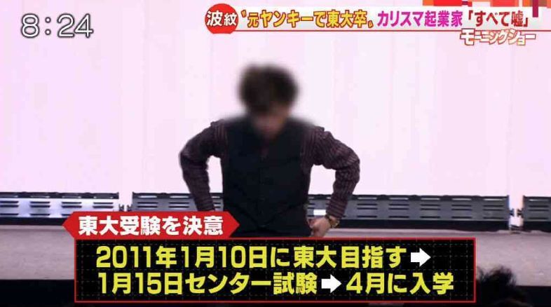 从不良少年到东大高材生的励志故事被爆造假 曾上过电视也到处巡讲聊成功谈骗了整整8年 看点快报