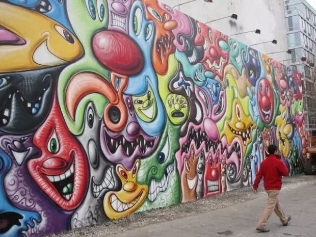 美国涂鸦艺术家肯尼·沙佛:要在创作的过程中获得快乐