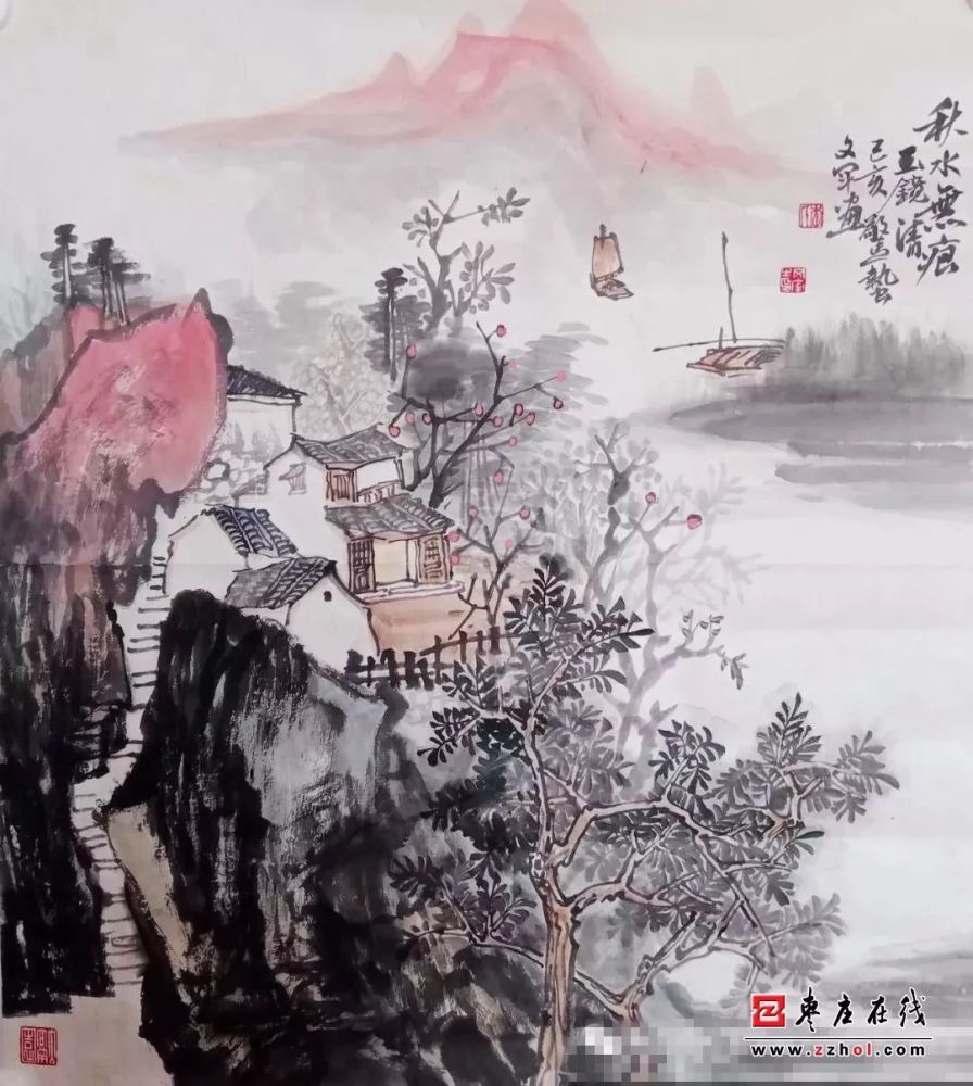 "山水方滋——李文军山水画展"将于4月30日在枣庄市大漠书画院开幕
