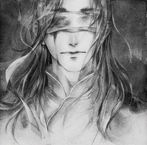 清雅·黑白·古风男生头像:"十年情思百年渡,不斩相思