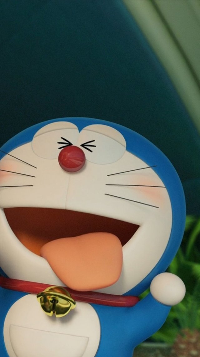 高清动漫壁纸《哆啦a梦》哆啦a梦吐舌头的样子好可爱!