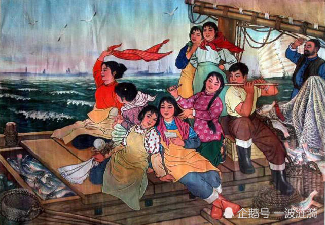 50年前绝美宣传画:江山美如画,人民安居乐业