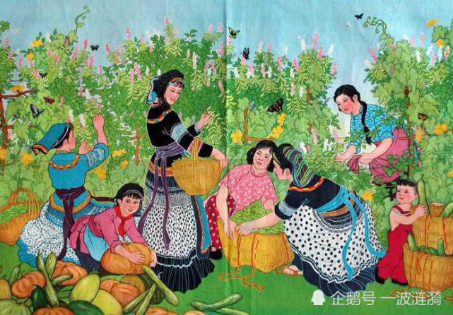 50年前绝美宣传画:江山美如画,人民安居乐业