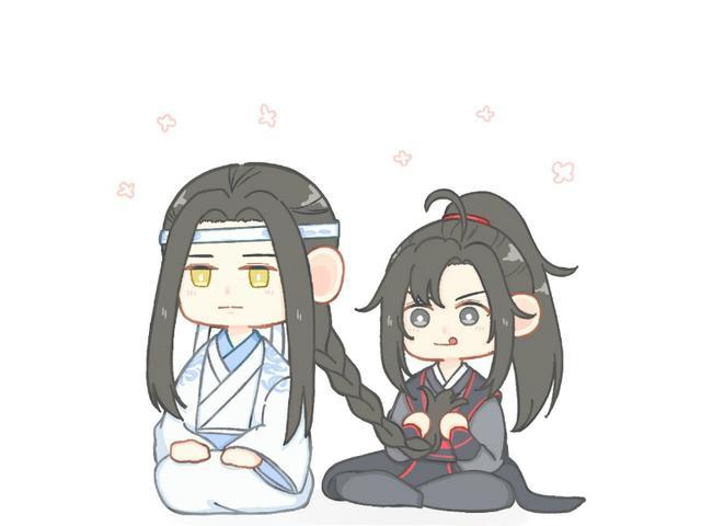 《魔道祖师》q版蓝忘机排排坐,魏无羡却到处跑!