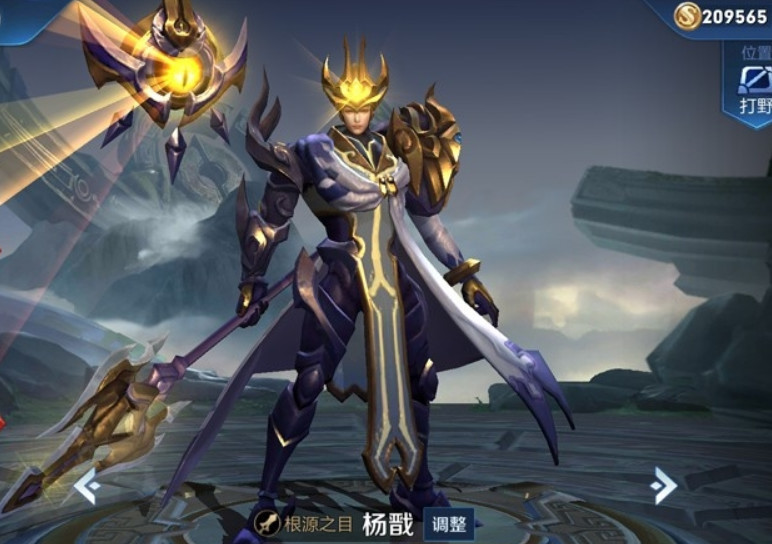 王者荣耀:杨戬新皮肤曝光,魔化后真帅气,哮天犬才是亮点