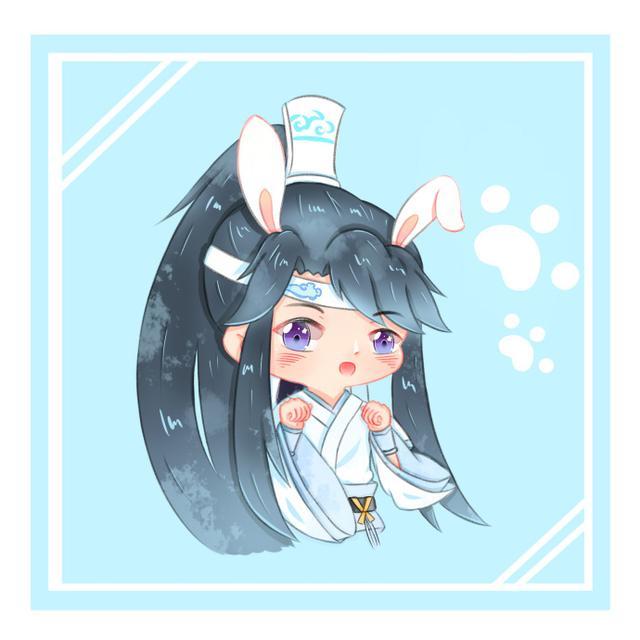 《魔道祖师》萌萌哒q版忘羡头像送上,喜欢就换上这个小可爱吧!