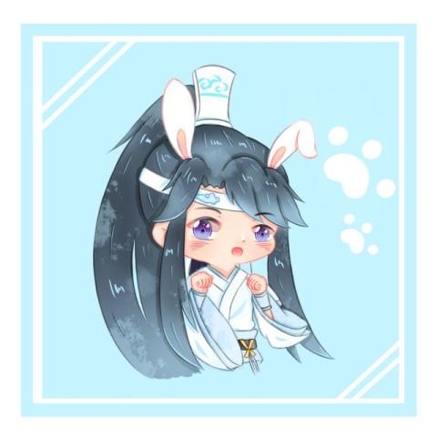 《魔道祖师》萌萌哒q版忘羡头像送上,喜欢就换上这个