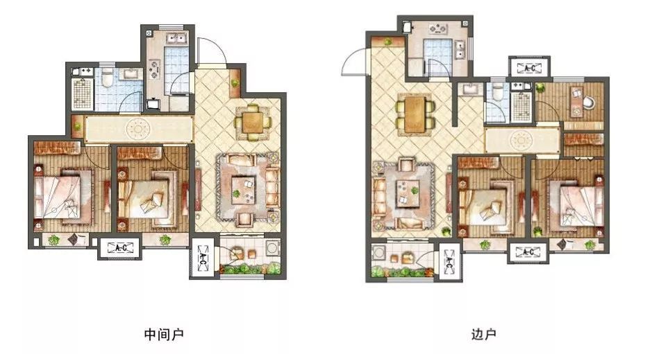 新城悦隽风华78平米,95平米户型图