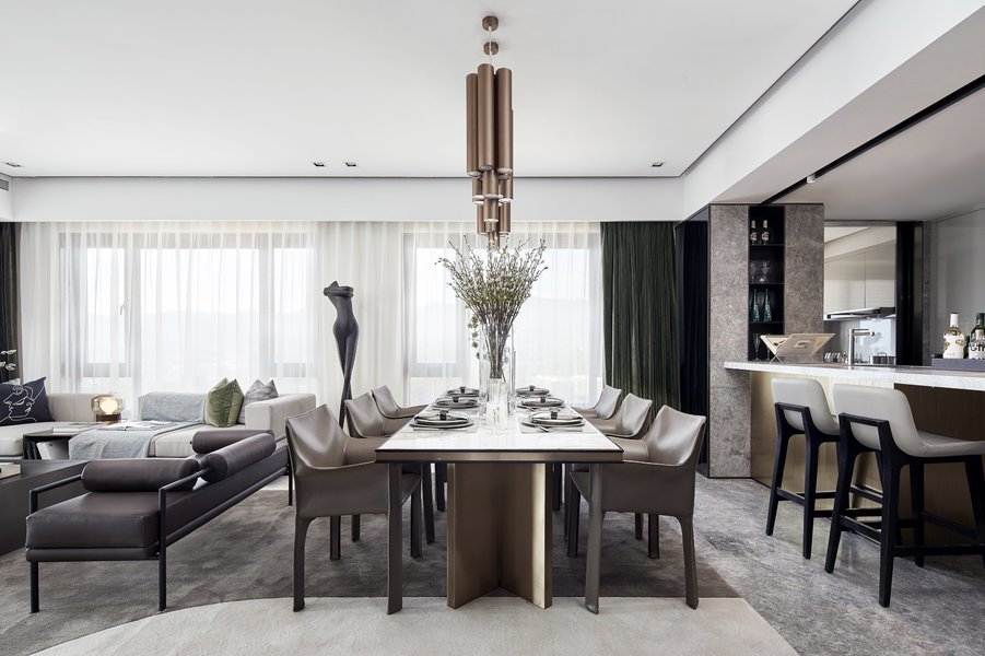 260平大平层诠释空间和生活、环境与居住美学